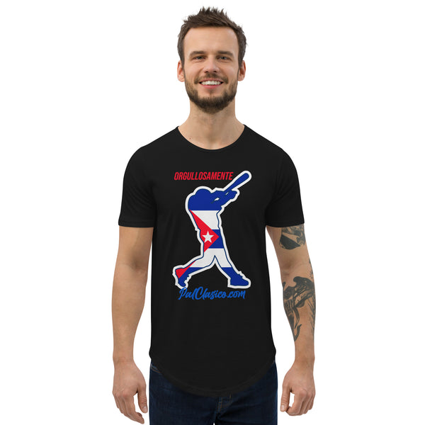 Orgullosamente Cubano | Beisbol Cubano | Cuban Baseball | Cuba's Dream Team | Men's Curved Hem T-Shirt