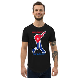 Orgullosamente Cubano | Beisbol Cubano | Cuban Baseball | Cuba's Dream Team | Men's Curved Hem T-Shirt