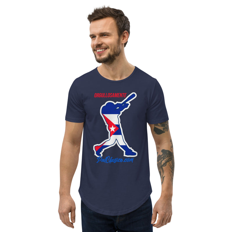 Orgullosamente Cubano | Beisbol Cubano | Cuban Baseball | Cuba's Dream Team | Men's Curved Hem T-Shirt