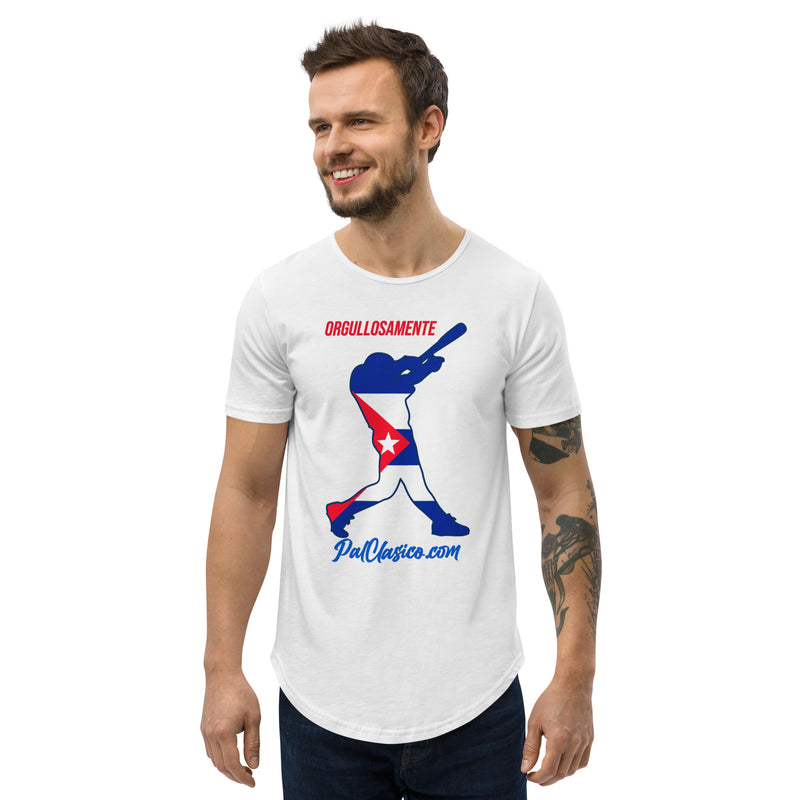 Orgullosamente Cubano | Beisbol Cubano | Cuban Baseball | Cuba's Dream Team | Men's Curved Hem T-Shirt