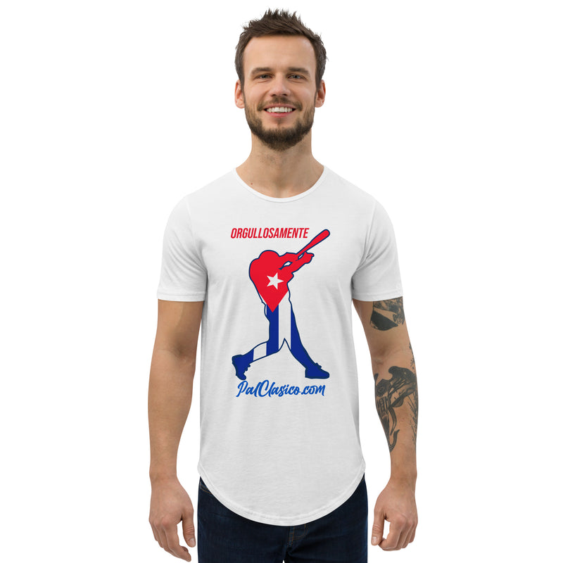 Orgullosamente Cubano | Beisbol Cubano | Cuban Baseball | Cuba's Dream Team | Men's Curved Hem T-Shirt