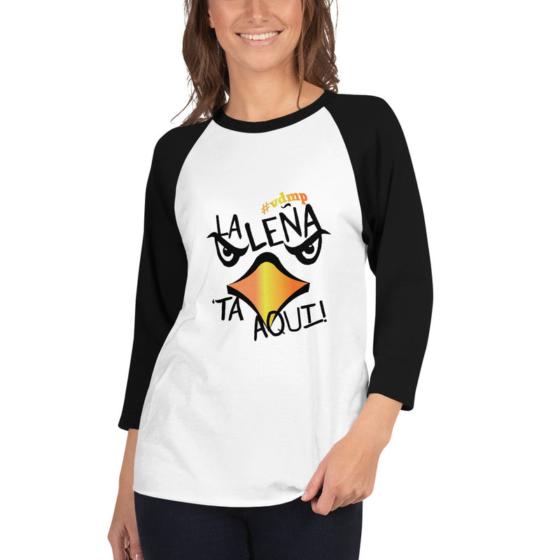 Aguilas Cibaeñas | Dominican Baseball | La Leña Ta Aqui | Women's 3/4 Raglan Shirt