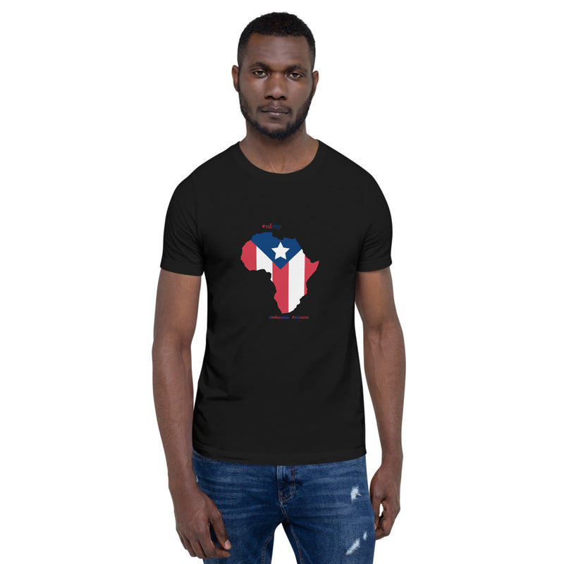 Afro Latino | Latinx | Afro Rican | Mi Herencia | Mis Raices | Men's Short-Sleeve T-Shirt