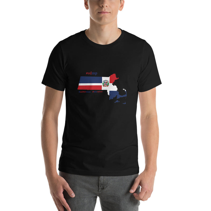 Massachusetts Born | Dominican Heritage | Mi Herencia | Mis Raices | Men's T-Shirt