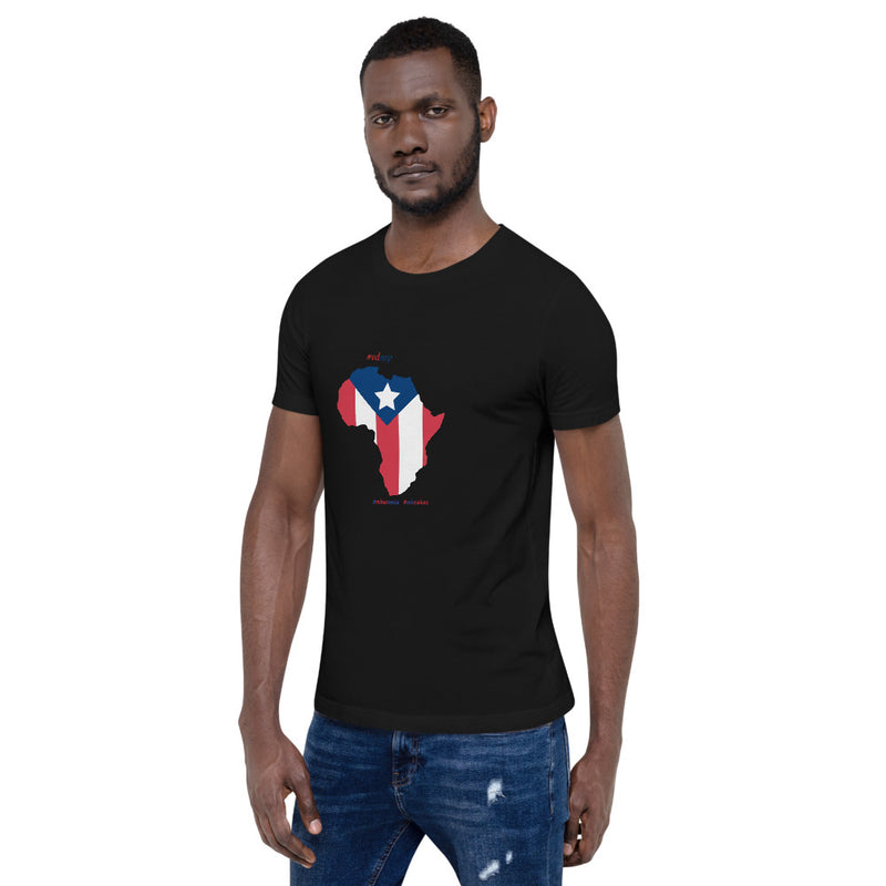 Afro Latino | Latinx | Afro Rican | Mi Herencia | Mis Raices | Men's Short-Sleeve T-Shirt