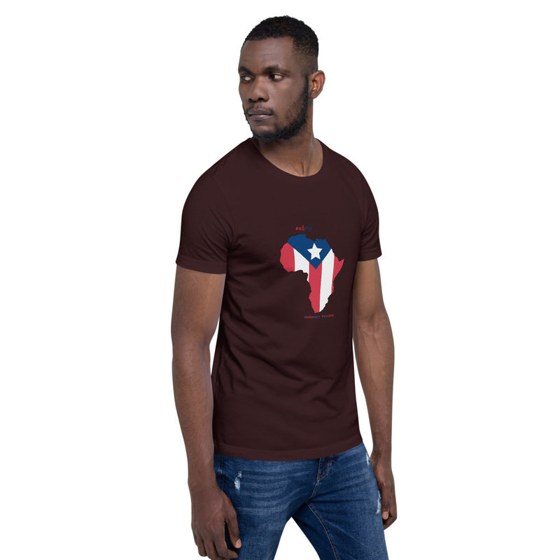 Afro Latino | Latinx | Afro Rican | Mi Herencia | Mis Raices | Men's Short-Sleeve T-Shirt