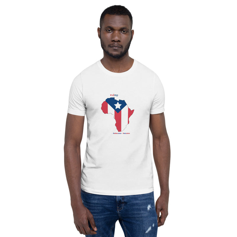Afro Latino | Latinx | Afro Rican | Mi Herencia | Mis Raices | Men's Short-Sleeve T-Shirt