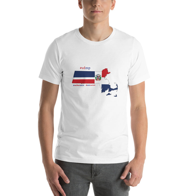 Massachusetts Born | Dominican Heritage | Mi Herencia | Mis Raices | Men's T-Shirt