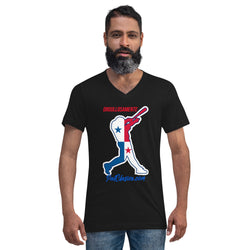Orgullosamente Panameño | Beisbol Panameño | Panamanian Baseball | Panama's Dream Team | Unisex Short Sleeve V-Neck T-Shirt