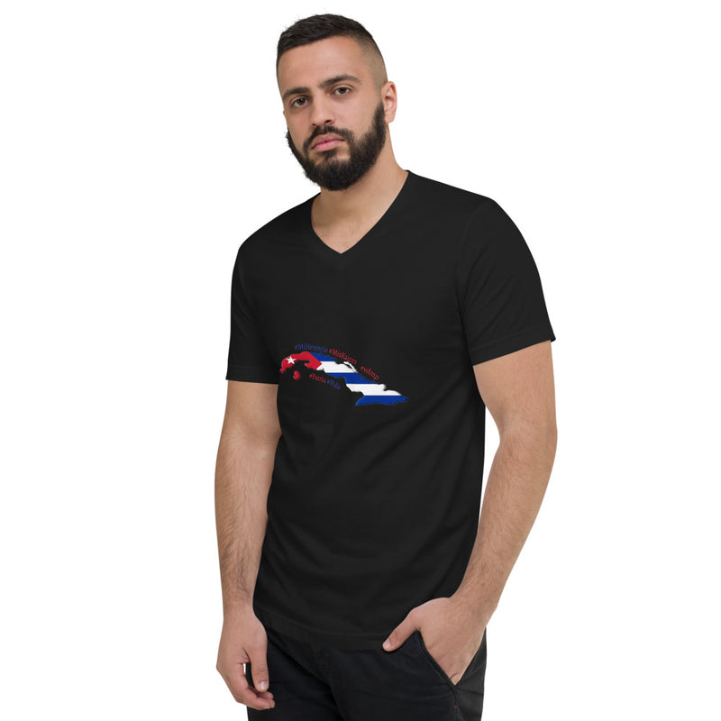 Cuba | Mi Herencia | Mis Raices | Patria y Vida | Men's V-Neck T-Shirt