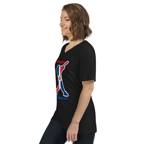 Orgullosamente Dominicano | Beisbol Dominicano | Dominican Baseball | Dominican Dream Team | Women's V-Neck T-Shirt