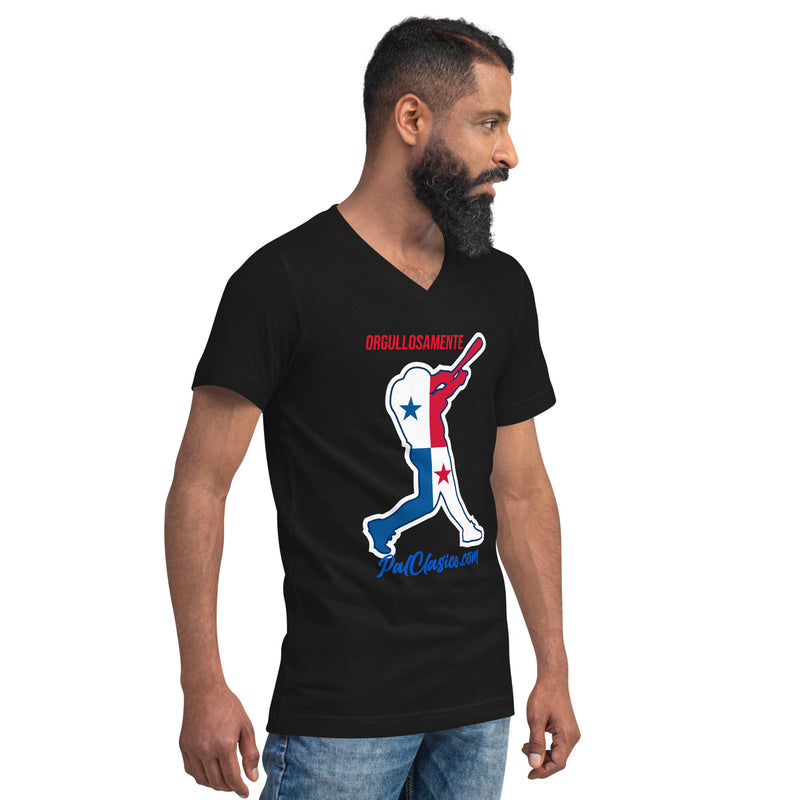 Orgullosamente Panameño | Beisbol Panameño | Panamanian Baseball | Panama's Dream Team | Unisex Short Sleeve V-Neck T-Shirt