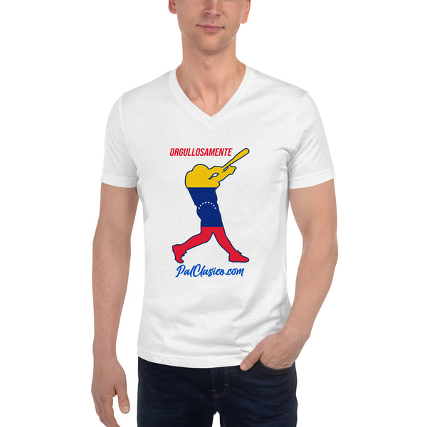 Orgullosamente  Venezolano | Beisbol Venezuelano | Venezuelan Baseball | Venezuelan's Dream Team | Unisex Short Sleeve V-Neck T-Shirt