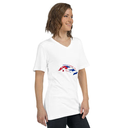 Cuba | Mi Herencia | Mis Raices | Patria | Vida Women's V-Neck T-Shirt