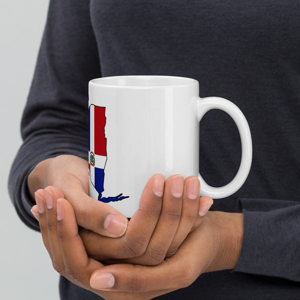 Dominican Heritage | Born In New York | Mi Herencia | Mis Raices | White Glossy Mug